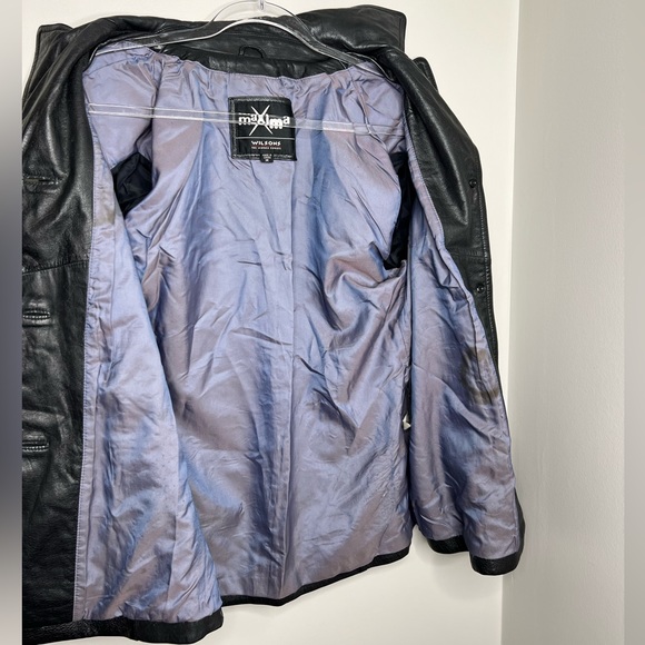 Wilson’s vintage leather MAXIMA jacket. Size medium. 90’s. - Picture 6 of 13